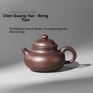 CANGHUTIANXIA | Bình Trà Đất Nung Tím Yixing Đặc Biệt Đất Nung Tím Handmade