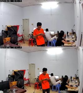 Camera IP Wifi YOOSEE Q18 5.0MP 4K Ultra HD Chống Nước IP66 Góc Xoay 360 Độ Đèn LED Bảo Mật 2 Giao Diện Màu Ban Đêm