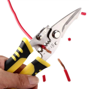 TANG POTONG KUPAS KABEL MULTIFUNGSI GUNTING KABEL STAINLESS STEEL