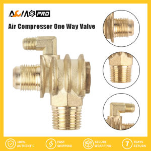 AumoPro 1PC Check Valve 20*19*10mm One Way Male-Threaded Replacement Air Compressors Small Pump Oil-free Machine Piston Inline Machine Accessories Air Compressor Check Valve Oil-free Silent Pump Parts
