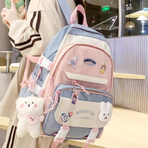 JIFANPAUL | Cute Korean Style Backpack for High School Junior High School and Elementary School Students