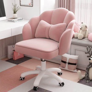 STON Makeup Chair Girl Bedroom Household Dressing Chair With Wheel 360° Adjustable Computer Chair Kerusi Pakaian 梳妆椅