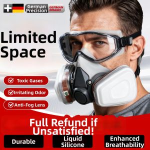 TAODUN | Chemical Gas Resistant Mask For Lab And Spray Painting H2S Protection