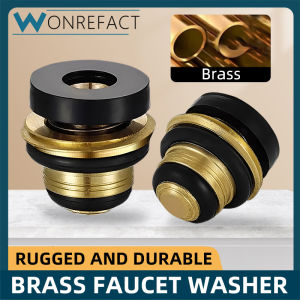 Brass Faucet Washer Sealing Ring Unnecessary PTFE Sealing Tape Durable Hot And Cold Water Faucet Silicone Washer Quick Installation