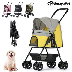 AIMAYAPET Small Pet Stroller: A Compact & Breathable Solution for Your Pet