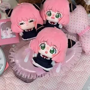 Bandai | Stuffed 10cm Anime Spy X Family Anya Starfish Attribute Cartoon Plush Doll Toy Dress-Up Children Adults Collectible Cotton Gifts