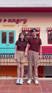 POLOLAND เสื้อโปโลชายทรงตรง เสื้อโปโลมีกระเป๋า รุ่นคลาสสิก1 - สีน้ำตาล (+1 สี)