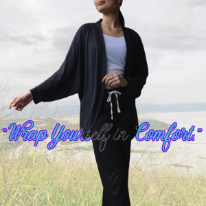 Serein Knitted Cardigan Blazer Long Sleeves and Curvy Hem Style(ONE SIZE:fit up from S-3XL)