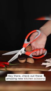 SCISSOR GUNTING Stainless Steele Scissors With Strong Grip Kitchen scissors