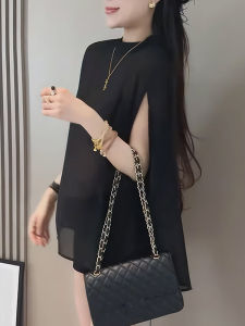 Shalldoer | Stunning Unique Black Sleeveless Round Neck Two-Piece Set For Women Beautiful Summer Korean Style Short Pants Simple Top