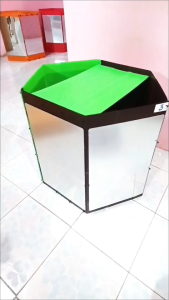 กระจกหกเหลี่ยมวิ่งไก่ รุ่นใหญ่สุดๆ ชุดแกะกล่องพร้อมใช้งานทันที