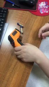 juan juan | -50~600℃ Digital Infrared Thermometer LCD Display Contactless Thermometer Pyrometer IR Laser Point GM320/GM320S/HW600/HW550