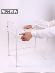 KITCHEN STORAGE RACK RAK DAPUR OVEN RACK KITCHEN RACK 1 TIER CARBON STEEL STORAGE ORAGANIZER