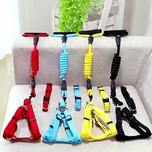 Pet Leash Dog Harness Denim Leash for Small/Medium/Large Dogs Pet Adjustable Leash Belt Traction