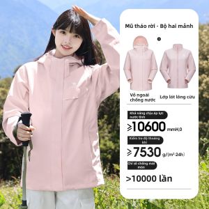 CAMEL | Áo Khoác Ba Trong Một Chống Thấm Nước Và Chống Gió