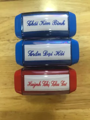 Khắc dấu tên chức danh 1 dòng Trodat chất lượng tốt khắc theo yêu cầu
