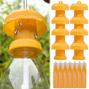 Fruit Fly Trap Bottle Cap Plastic Fruit Fly Killer Catcher Pest Control Household Fly Trap Indoor And Outdoor Garden Trap Set