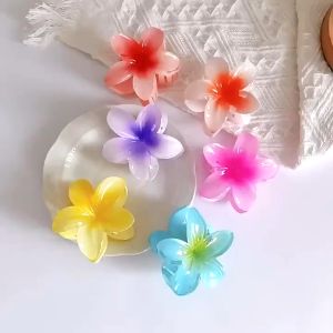 Diệp Linh Kẹp Tóc Hình Hoa Sứ Kẹp Càng Cua Hoa Hướng Dương Nhiều Màu Phong Cách Hàn Quốc Dễ Thương Cho Nữ