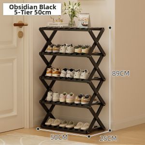 ZHUSHANXIA | Multi-layer Foldable Doorway Shoe Rack