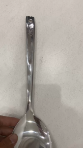Xẻng Lật Inox Chiên Xào Sạn Inox Chiên Xào inox 304 Tay Dài 31cm Đồ Dùng Nấu Ăn Nhà Bếp Tiện Dụng.