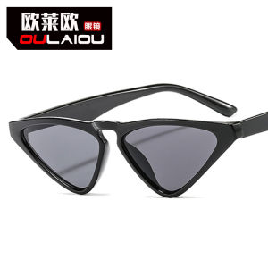 2024 New Triangle Personalized Street Style Sunglasses for Men And Women UV Protection Fashionable Childrens Accessories