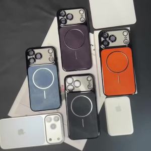 szhaiyu | Luxury Magnetic Phone Case For Magsafe For iPhone 18 Pro iPhone 18 Pro Max Wireless Charge Lens Shockproof Back Cover Fundas