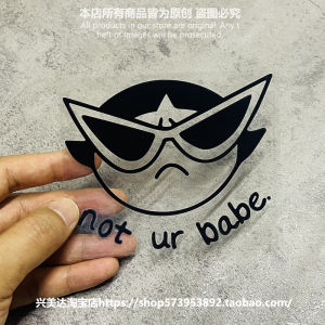 Miếng Dán Xe Hơi Khoét Rỗng Miếng Dán Chống Nước Cho Xe Điện Và Xe Máy Miếng Dán Hình Chú Mèo Đeo Kính Miếng Dán Không Để Lại Dấu Vết