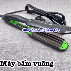 Máy bấm tóc răng vuông cao cấp PRO 303 - Chất liệu hợp kim 5 mức chỉnh nhiệt bề mặt tráng ceramic thiết kế gọn nhẹ an toàn cho tóc