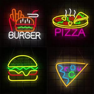 Pizza Neon Sign For Wall DecorLed Neon Light For RestaurantKitchenStorePartyParty DecorBarMan CaveGift For Pizza Lovers