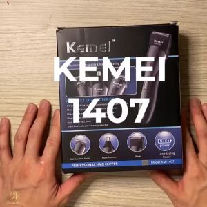 (BISA COD) Mesin Cukur Kemei KM-1407 Clipper 3 in1 Alat cukur rambut charge
