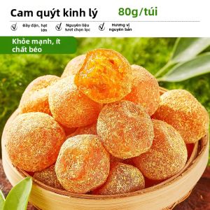 BIBIZAN | Ô mai kim quất sấy cam thảo sấy dẻo dịu họng thanh mát món ăn vặt nội địa Trung