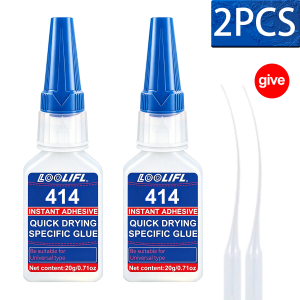 LOOLIFL | LOOLIFL 1-7PCS 20ml Super Glue Strong Instant Adhesive Universal Quick Drying for Metal Wood Glass DIY Bonding Home Repair Tool
