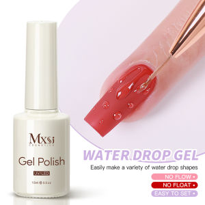 MXSI 15ml Water Drop Gel Modelling Gel Nail Polish Nail Art Work Transparent Clear Texture Gel Polish for Nail Salon