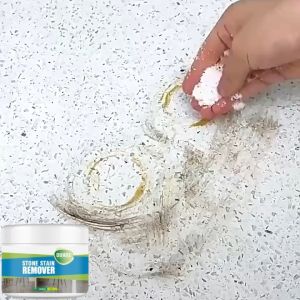 Ouhoe Stone Cleaning Powder Tile Decontamination Powder Cleaner Household Marble Cleaning Deep Stains (30g)