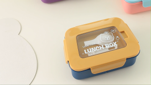 SK-C1380 Lunch Box Anak 3 Sekat Anti Tumpah Tempat Makan Kotak Bekal Bento Anak Sekolah Kotak Makan