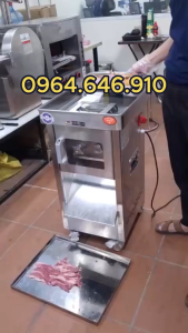 Máy thái thịt công nghiệp thái thịt bò bê dê da trâu da bò nầm vỏ bưởi thạch chè DQ08