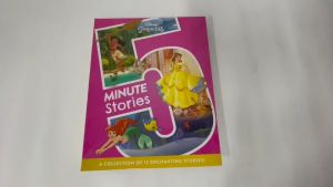 Disney Princess Bedtime Stories Collection Book with 12 Stories for Kids to Read 190 Pages