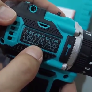 NRT Pro DC740 NEW mesin bor baterai cordless 20V BRUSHLESS bor beton besi 62N.m NRT-PRO 740DC
