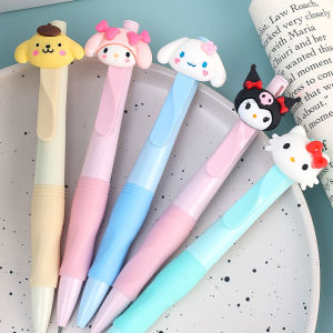 1-5PCS Sanrio Pencil Automatic 2.0mm Lead Melody Kuromi Cinnamoroll Writing Corrective Grip Pencil Primary School Stationery Kids Gift