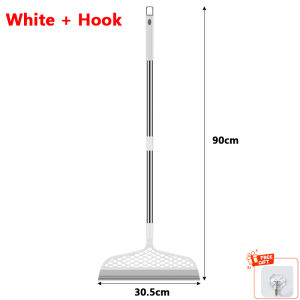 Silicone Floor Squeegee Broom Multi-Purpose Magic Wiper For Bathroom Kitchen Tile Floor Pet Hair and Water Cleaning