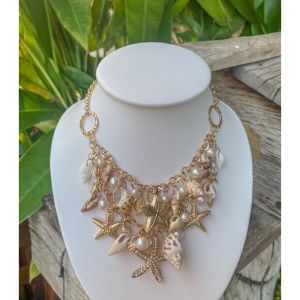 สร้อยคอเปลือกหอย เปลือกหอยธรรมชาติ