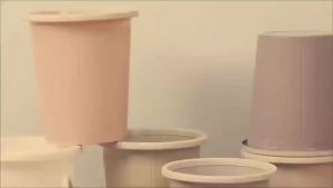【Hania】High quality and durable Round Strip Trash Can With Pressure Ring For Household And Office trash can