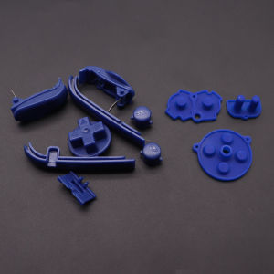 For Gameboy Advance GBA Replacement Plastic D Pads A B Power ON OFF Full Set Button & Conductive Rubber Keypads
