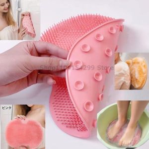 Foot Scrubbing Pad Bathroom Bath Brush Multifunctional Scrubbing Foot Massage Pad Non-slip Foot Pad Silicone Bath Brush