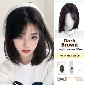 SHANGE | Short Daily Anti-aging Lace Middle Part Wig