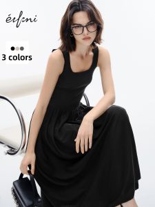 Eifini | Đầm Thêu Cổ Vuông Chất Lượng Cao