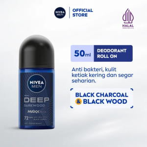 NIVEA MEN Deodorant Roll On Deep 50ml: Solusi Keringat Berlebih