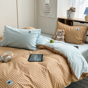 WUYINLIANGPIN | Minimalist Japanese Cotton Bed Sheet Set for 1.5m Bed