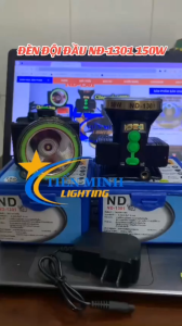 Đèn Đội Đầu Thái NĐ-1301 150W Ánh Sáng Trắng Chế Độ Sáng mạnh/nhẹ/nhấp nháy