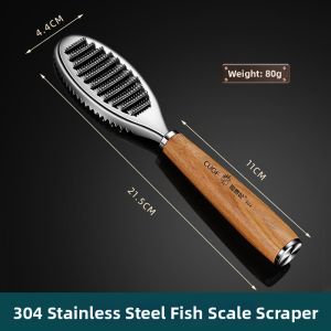 WEVOLA | Fish Scale Remover Stainless Steel Tool